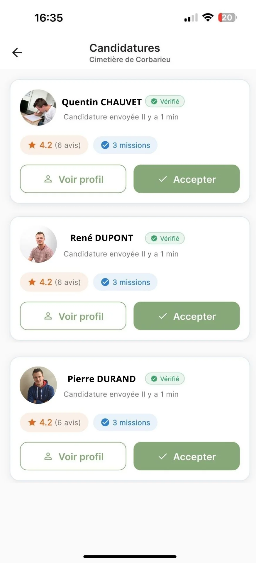 Sélection prestataire